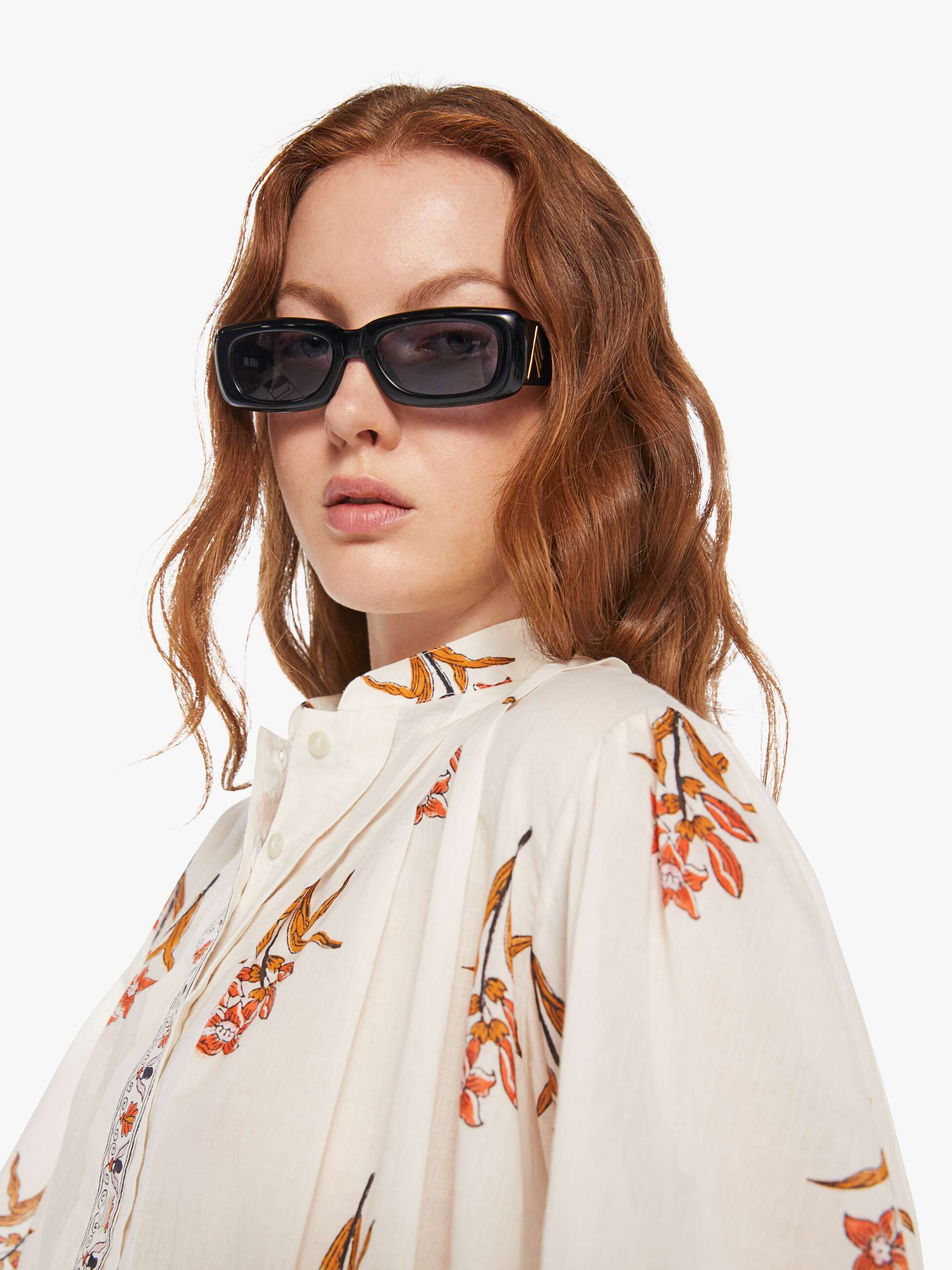 Alix Of Bohemia Ryland Shirt - Persimmon Flower - Image 6