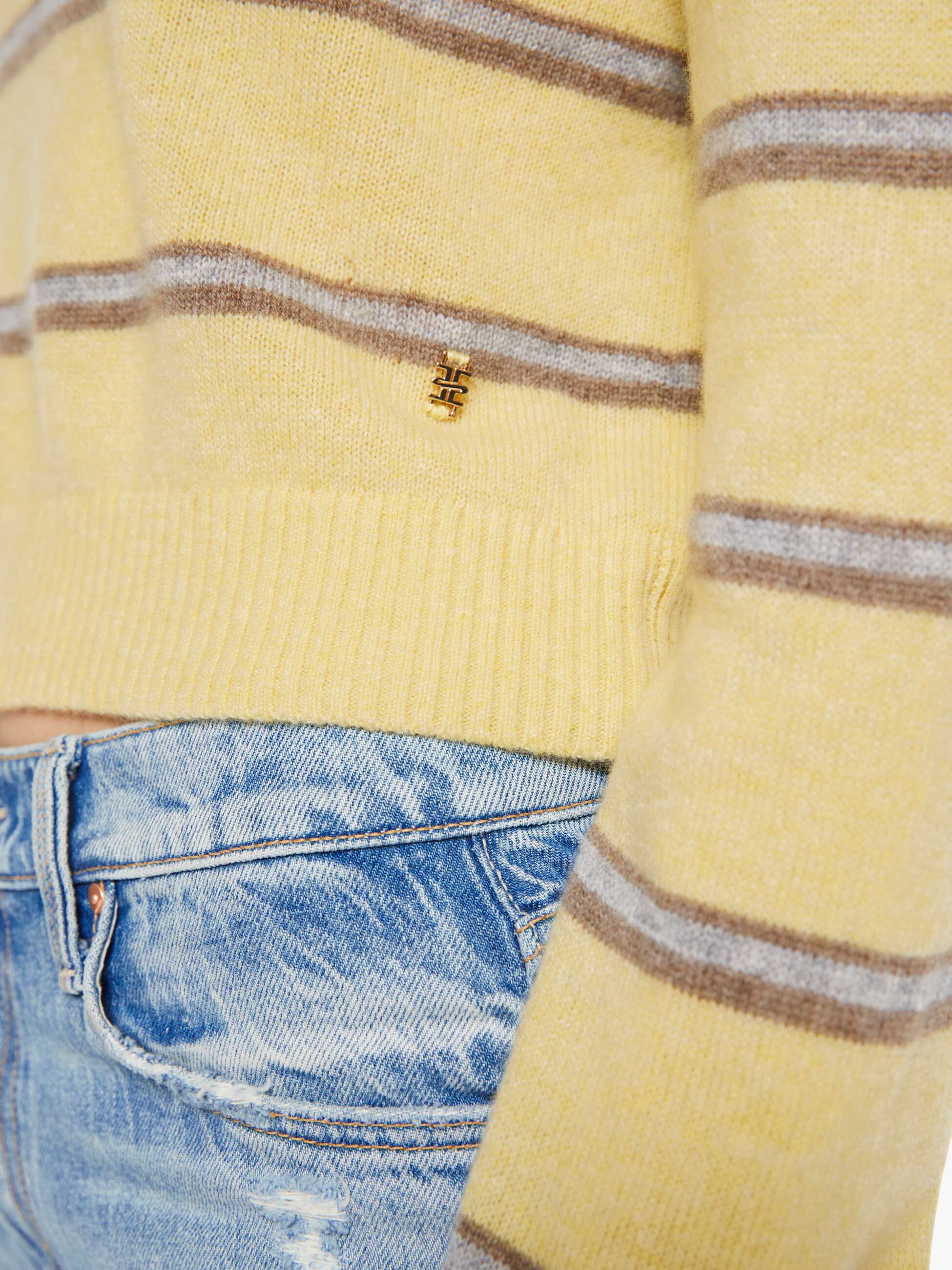 Eterne Barrett Sweater - Butter Stripe - Image 7