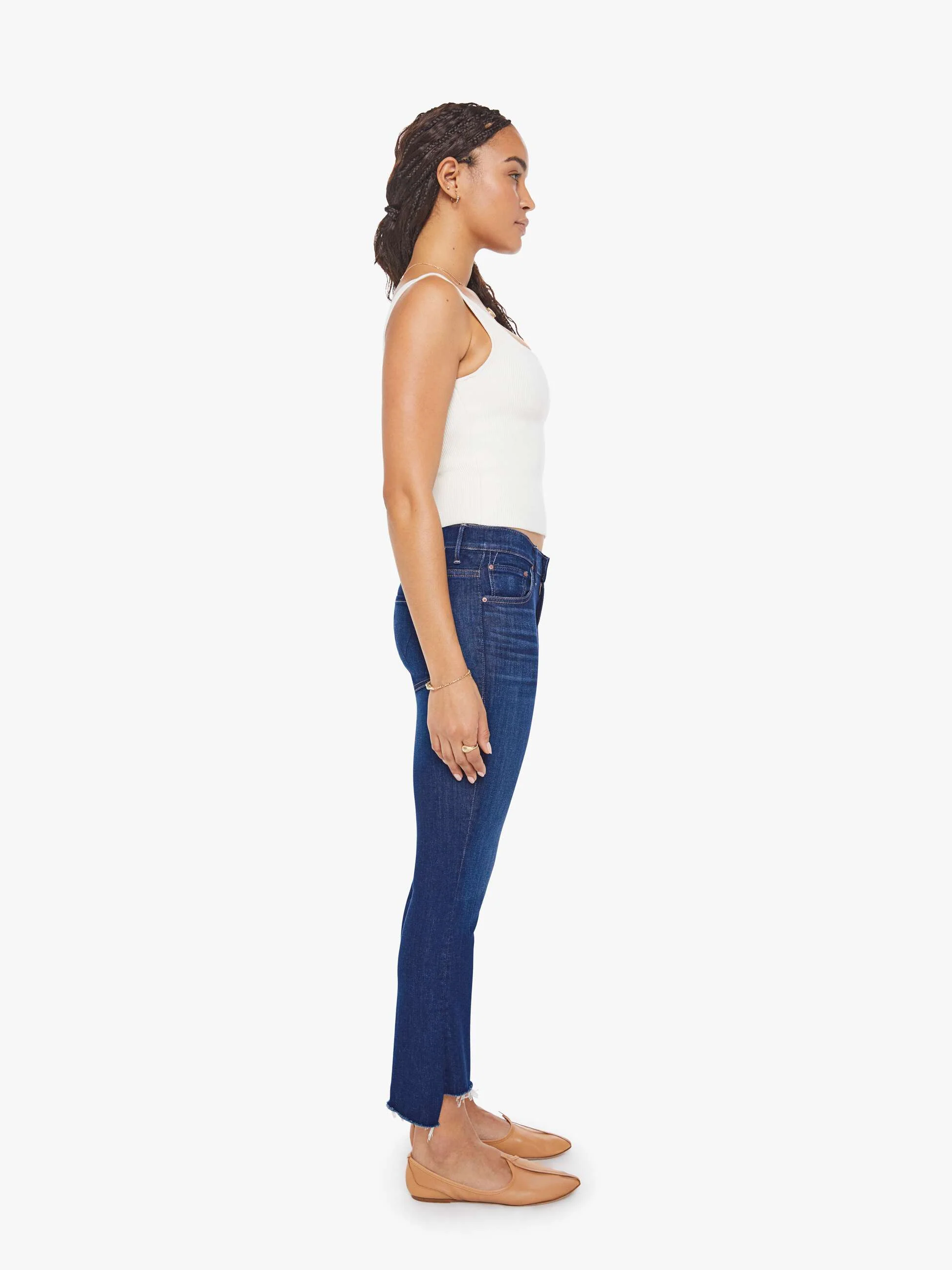PETITES The Lil Insider Crop Step Fray - Off Limits - Image 4