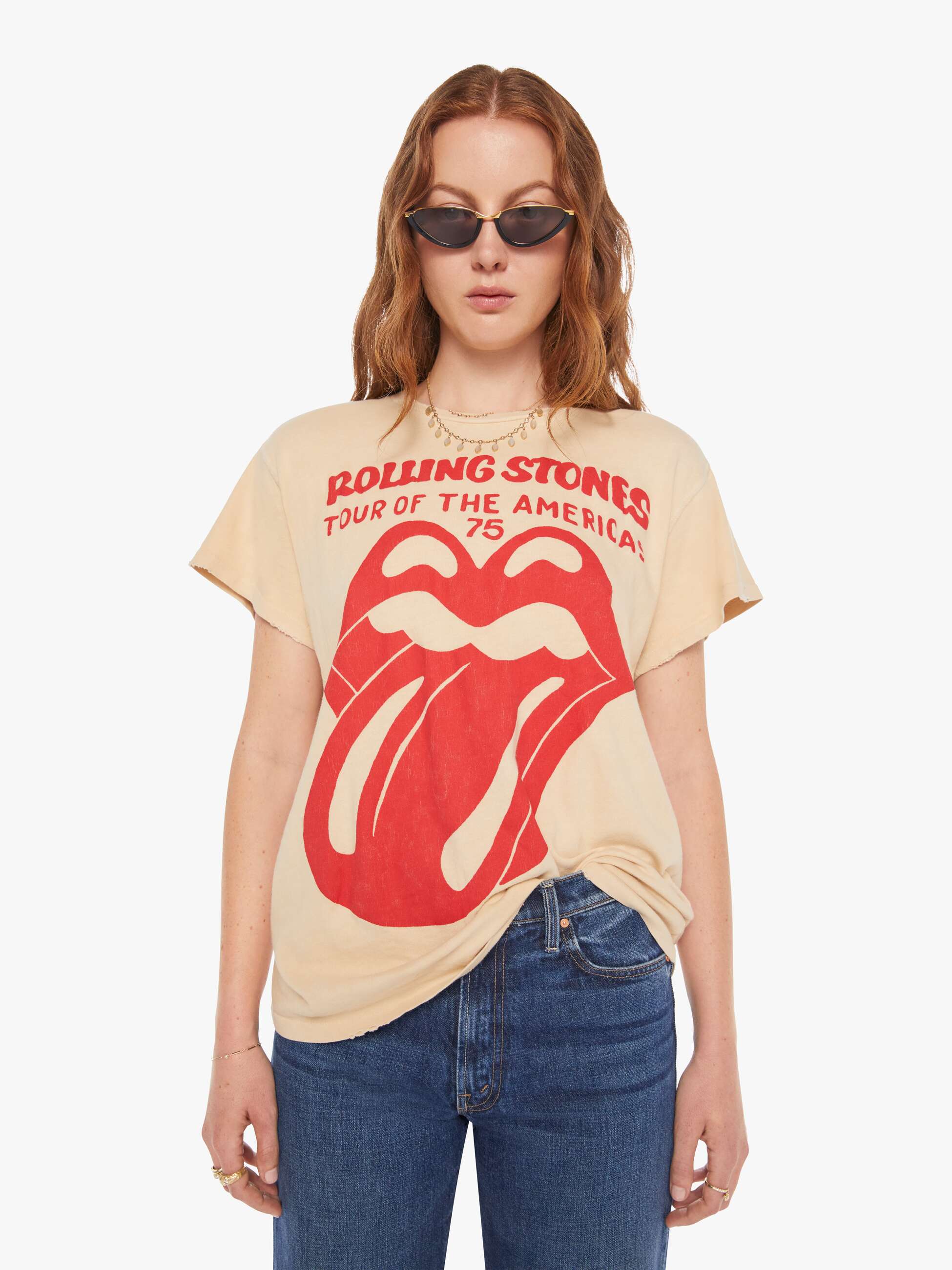MadeWorn Rolling Stones Tee - Tea Stained - Image 2