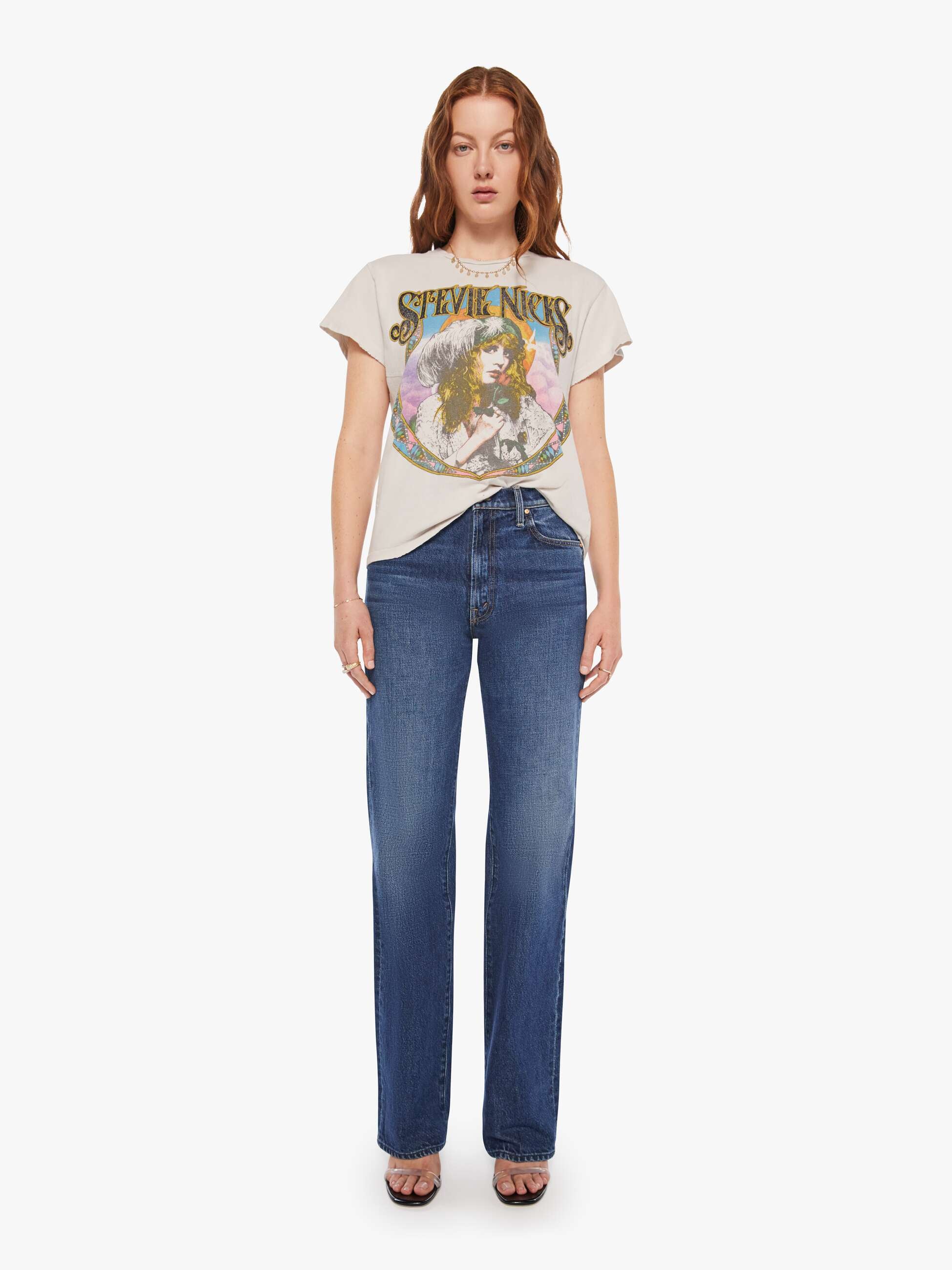 MadeWorn Stevie Nicks Tee - White - Image 5