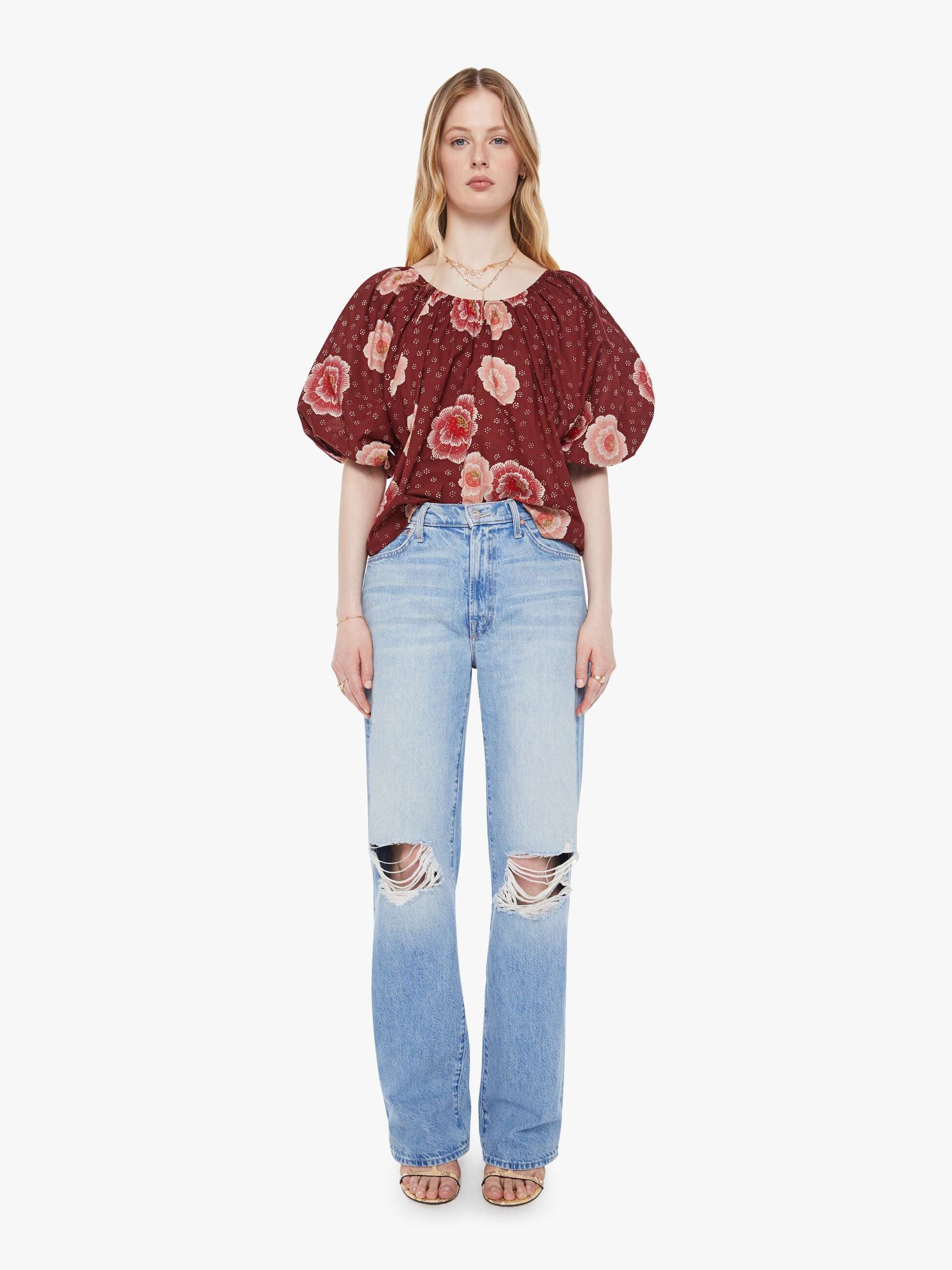 Natalie Martin Ella Top - Poppy Cherry - Image 4