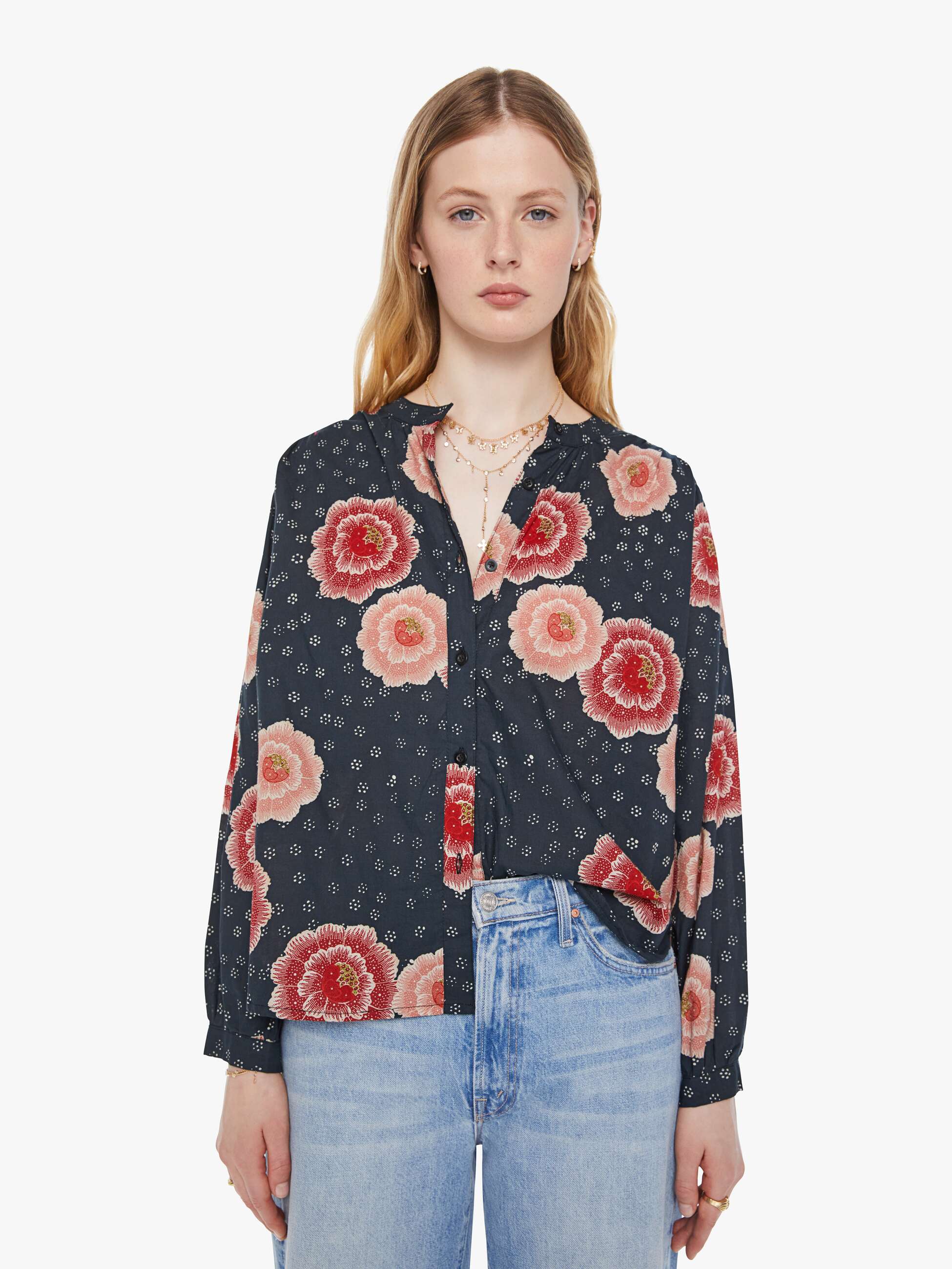 Natalie Martin Tolan Shirt - Poppy Indigo - Image 2