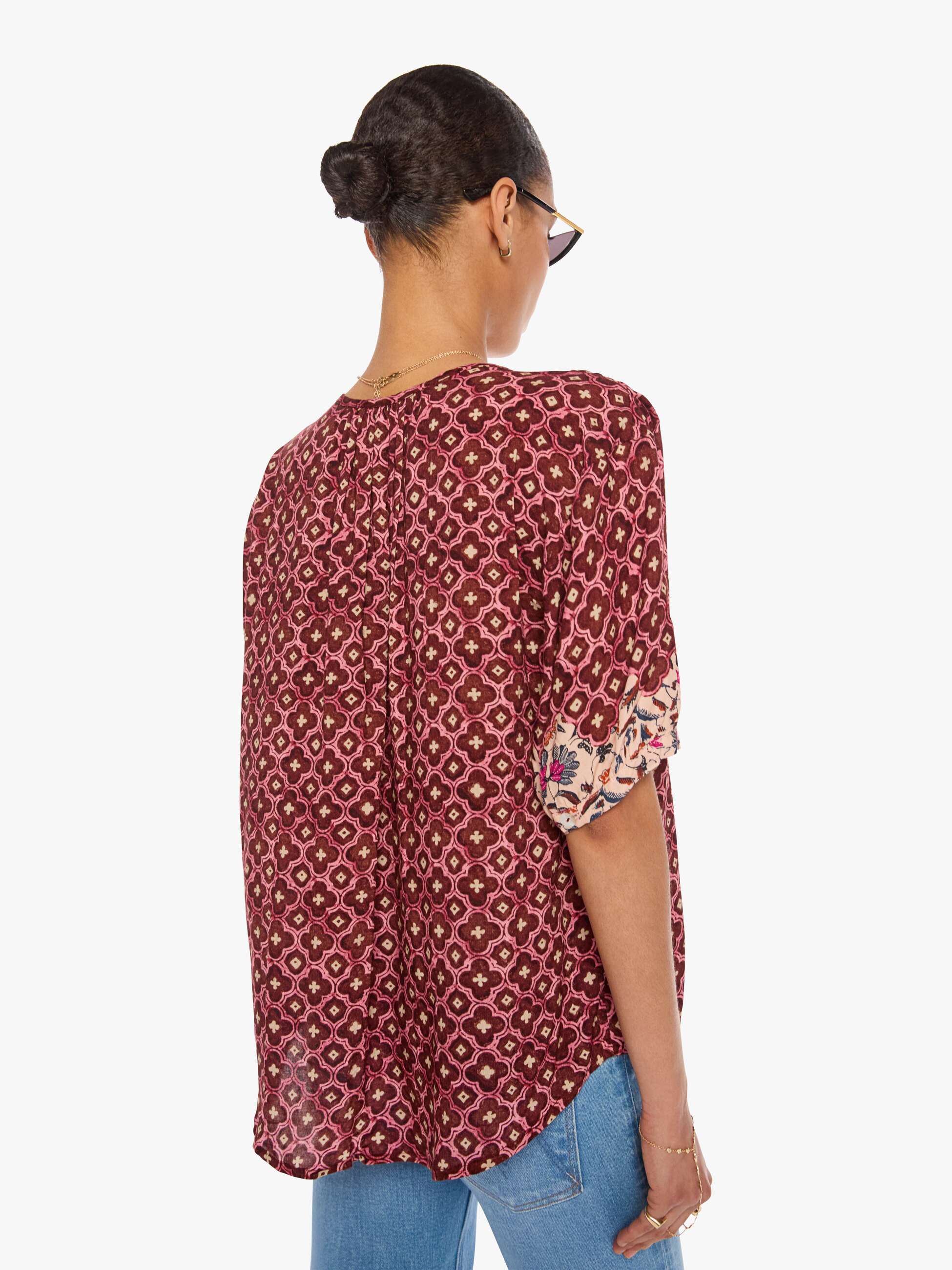 Natalie Martin Violet Top - Mosaic Spice - Image 4