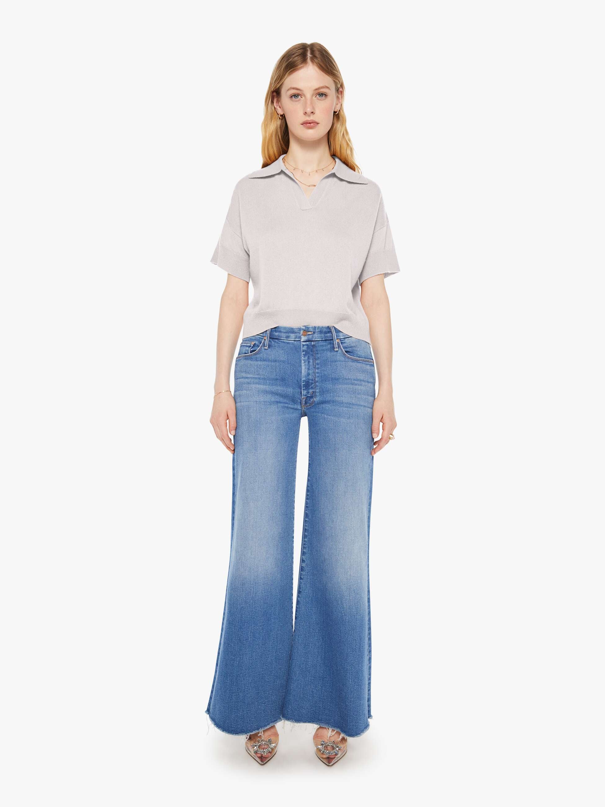SABLYN Mirabelle Short Sleeve Polo - Skye - Image 4