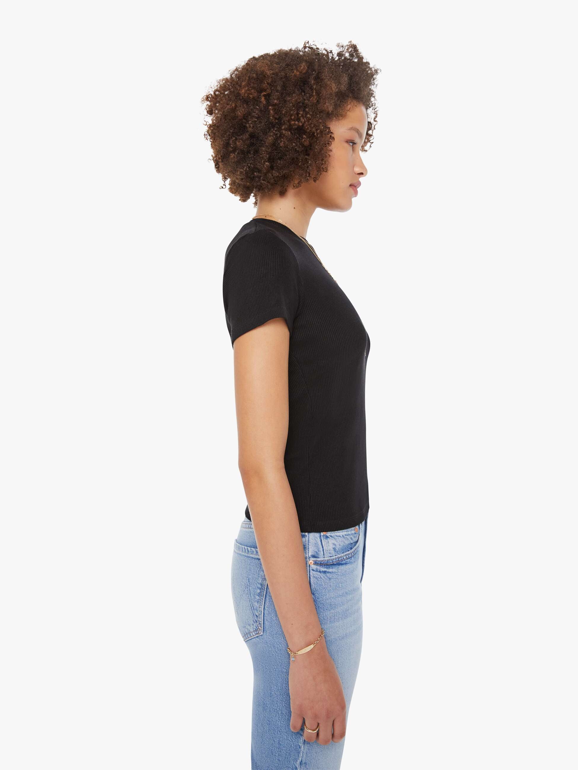 SPRWMN Baby Tee - Black - Image 3