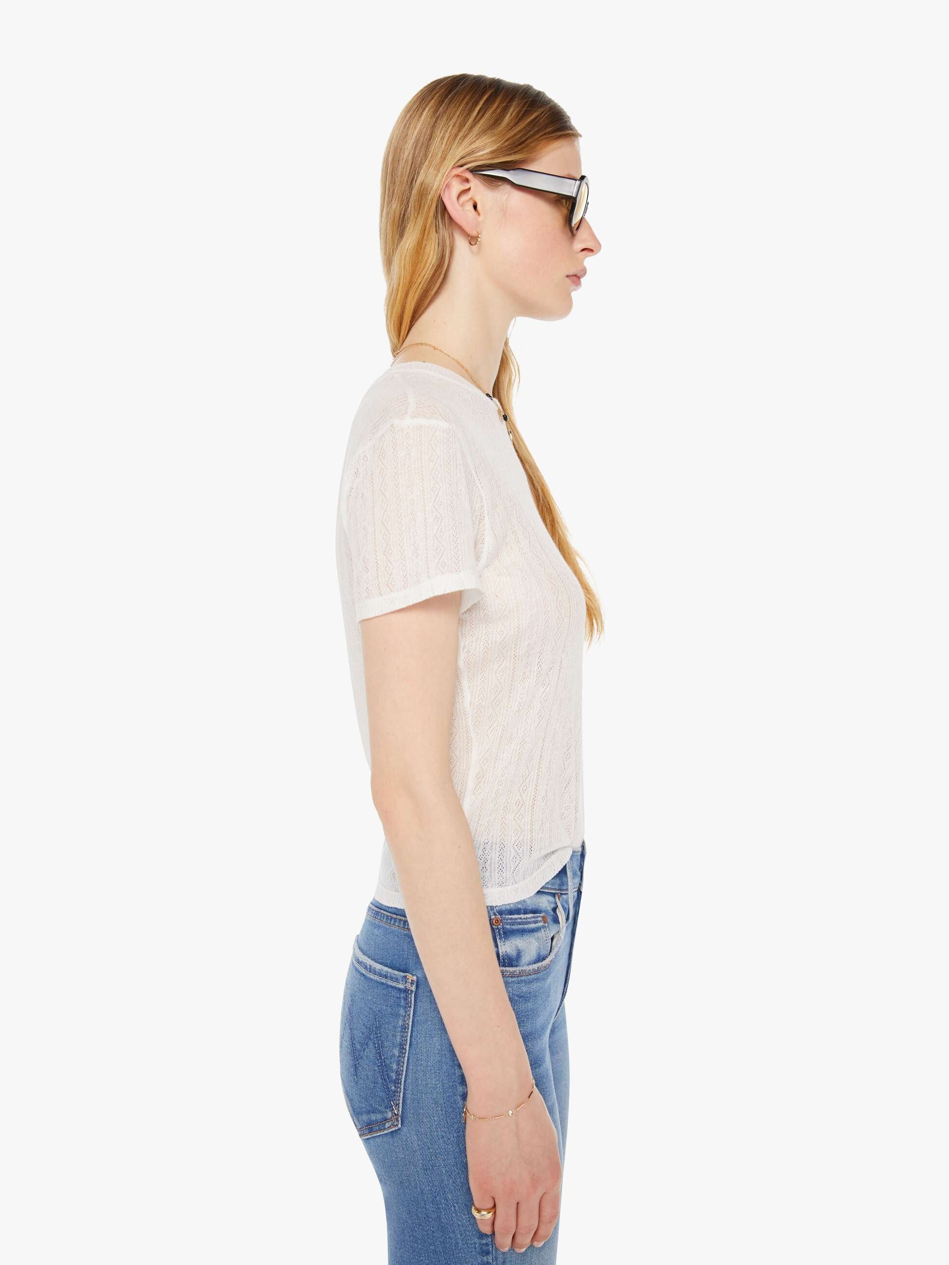SPRWMN Baby Tee - White - Image 3