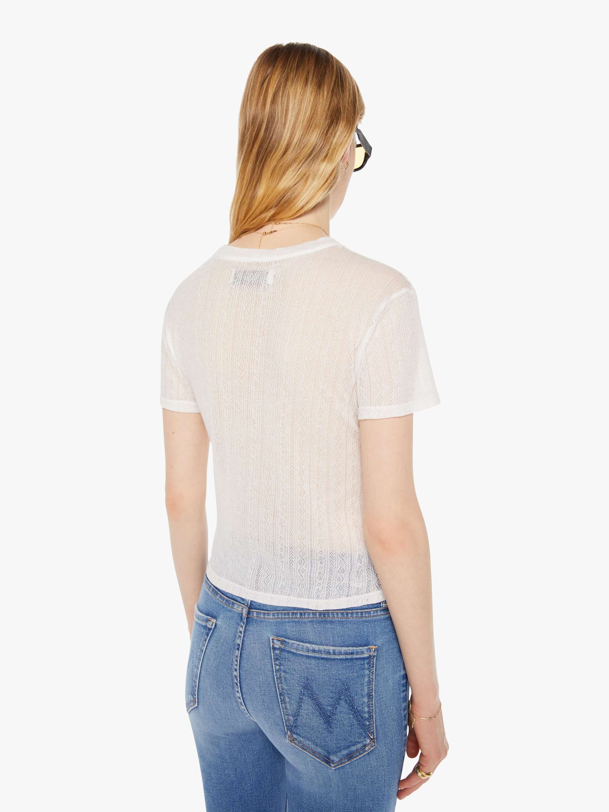 SPRWMN Baby Tee - White - Image 4