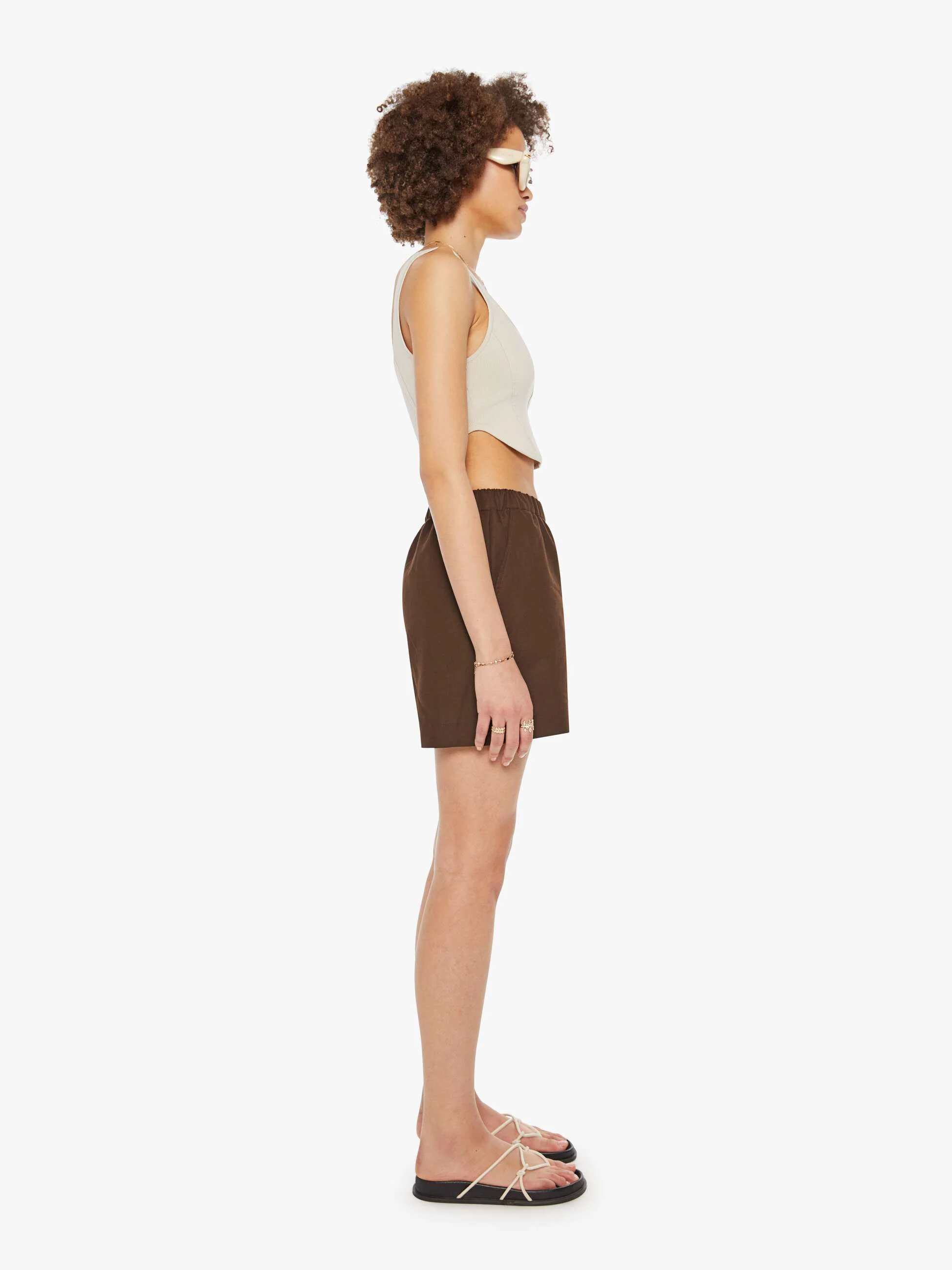 SPRWMN Culotte Shorts - Americano - Image 3