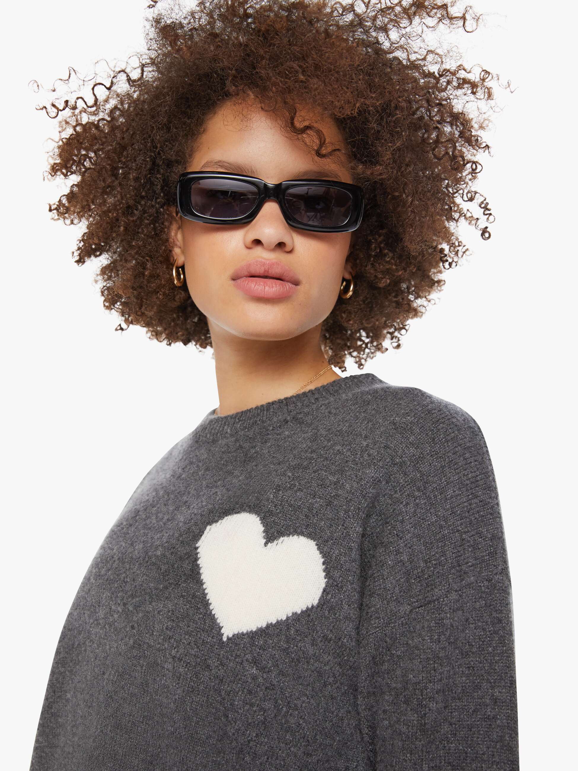 SPRWMN Heart Logo Sweatshirt - Grey - Image 6