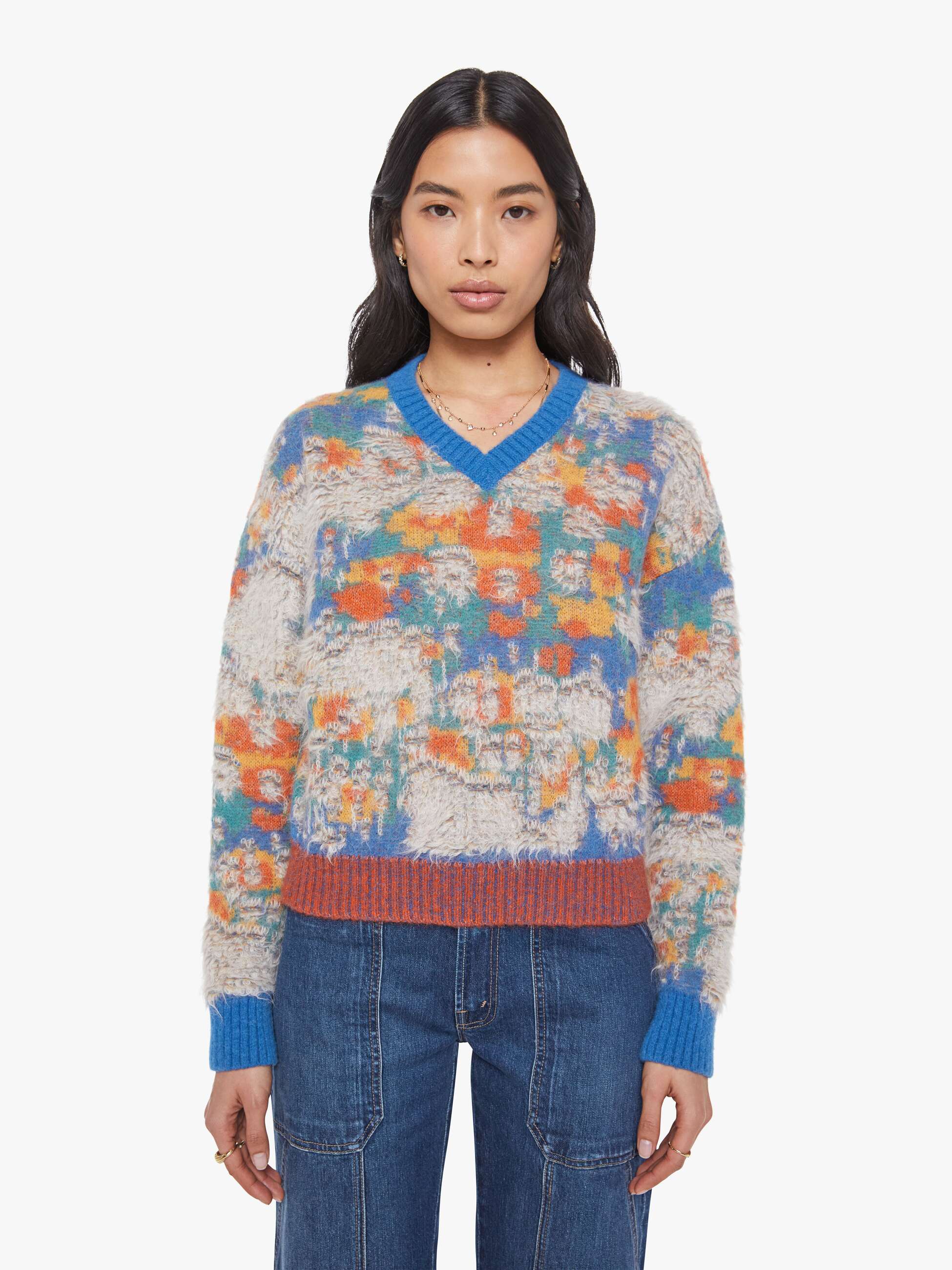 The Crop Varsity Jumper - Fixer Upper - Image 2