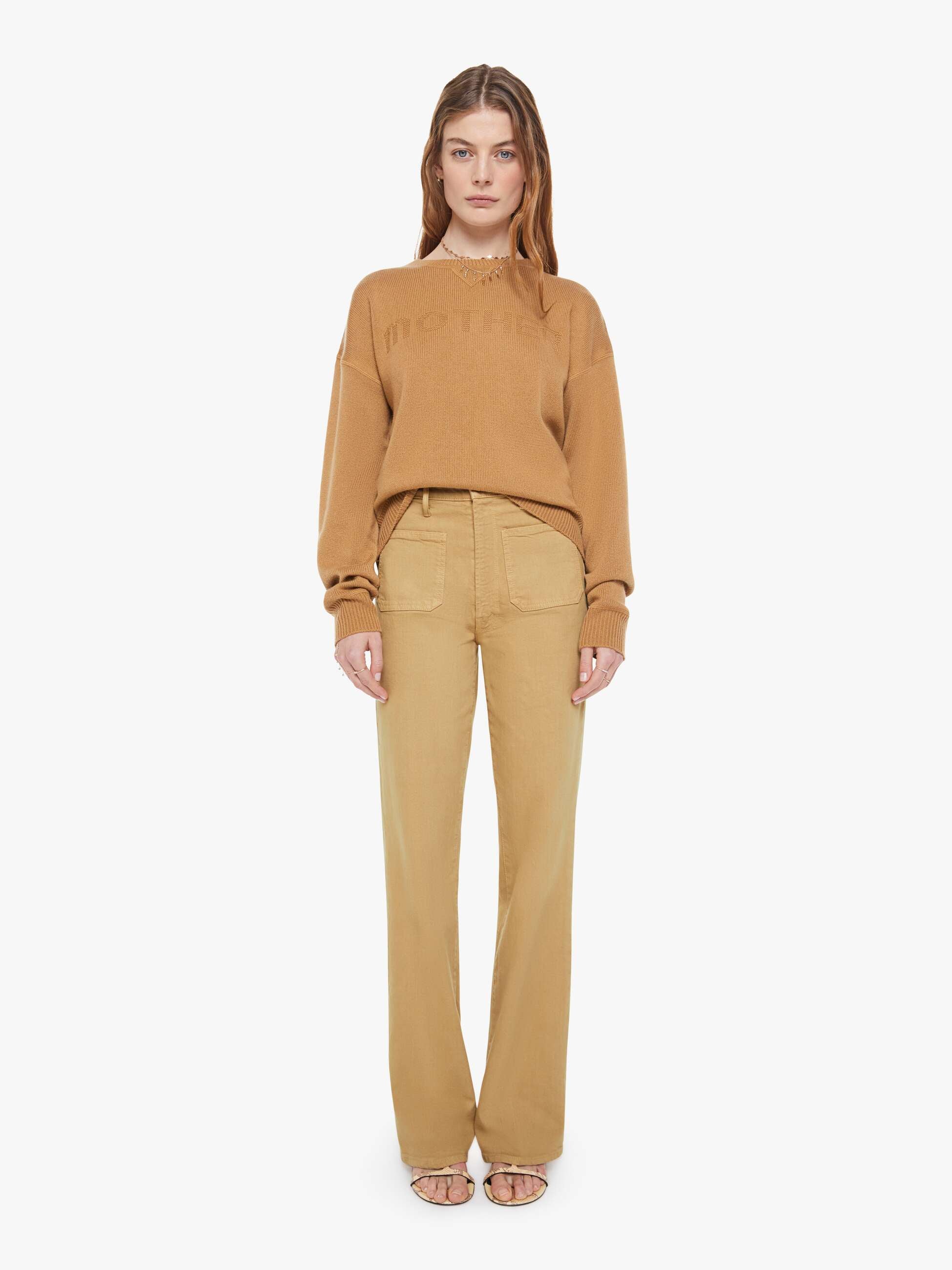The Logo Jumper - Camel - Image 5