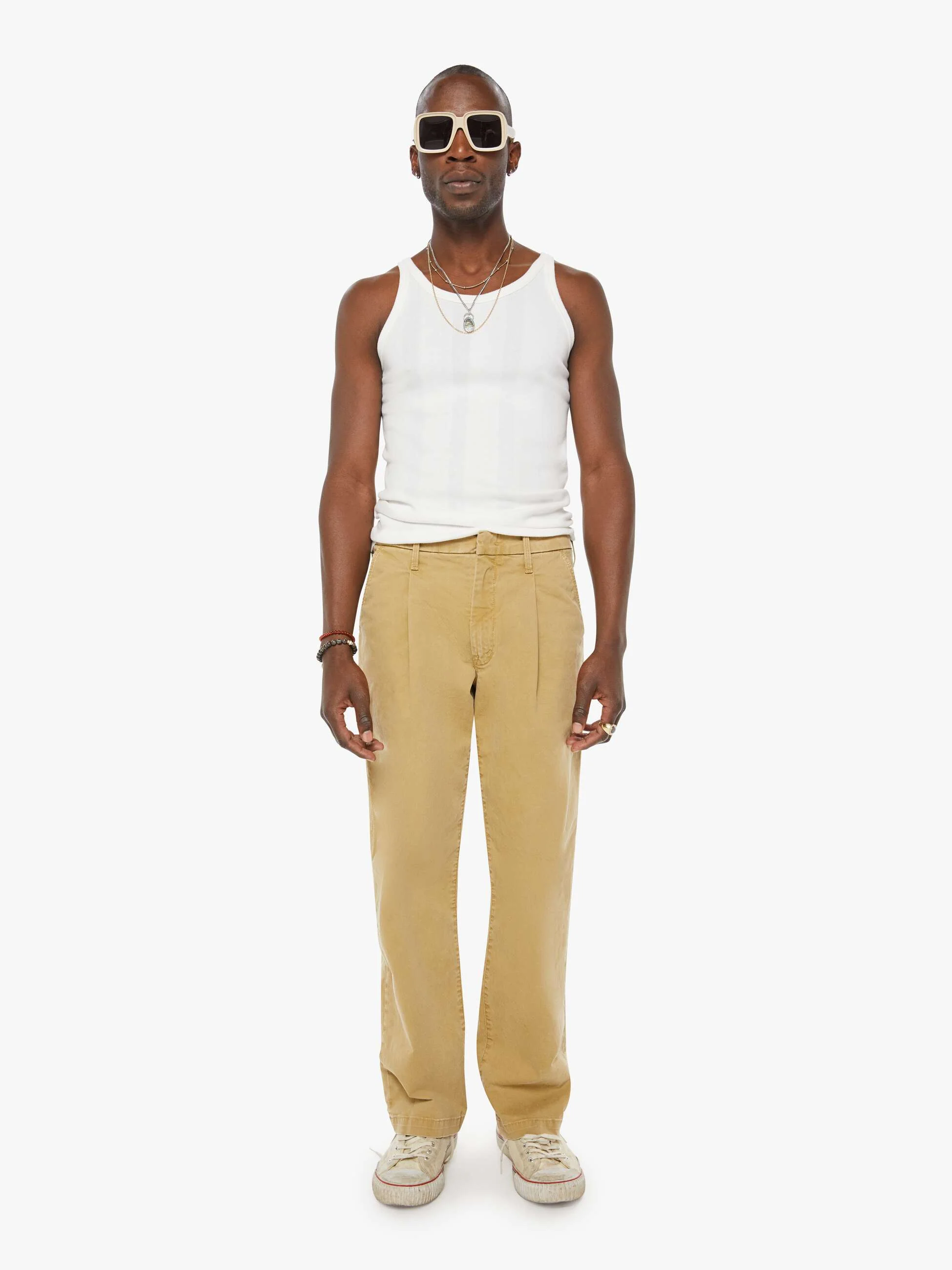 The Pleated Big Shot Prep - Khaki - Image 2