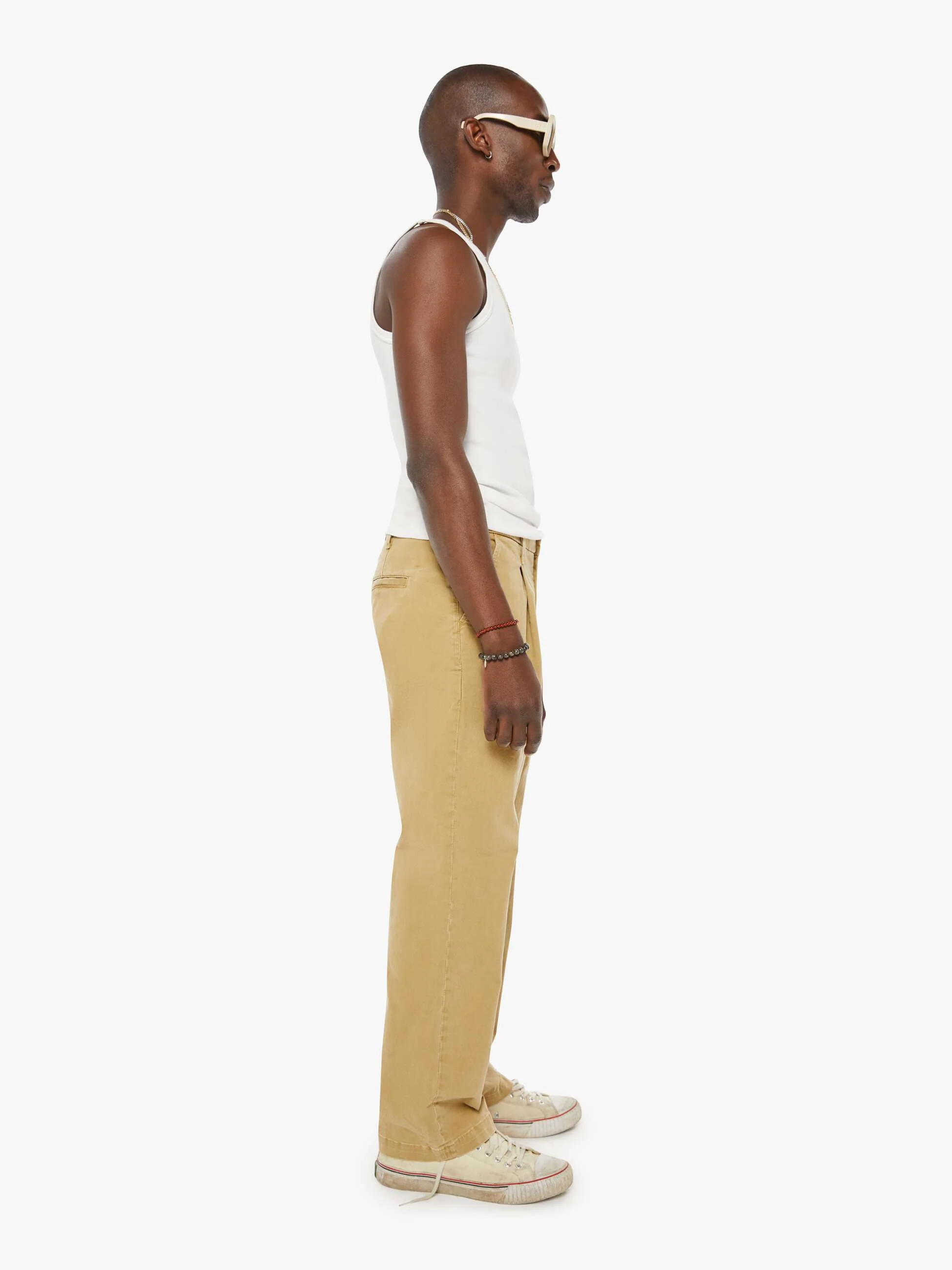 The Pleated Big Shot Prep - Khaki - Image 3