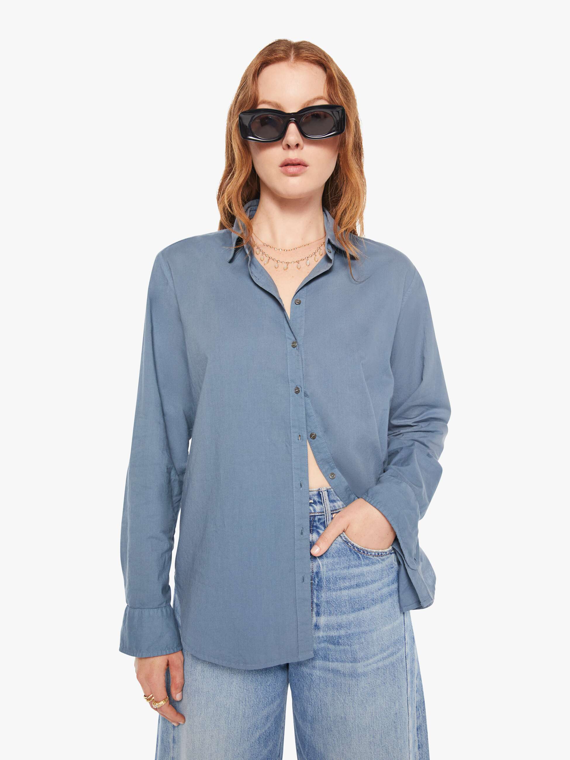XiRENA Beau Shirt - Steely Blue