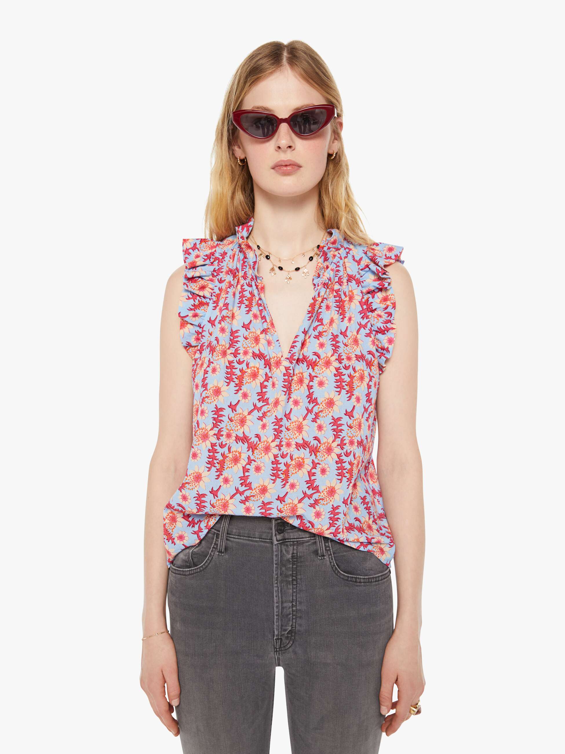 XiRENA Bex Top - Cornflower Blue