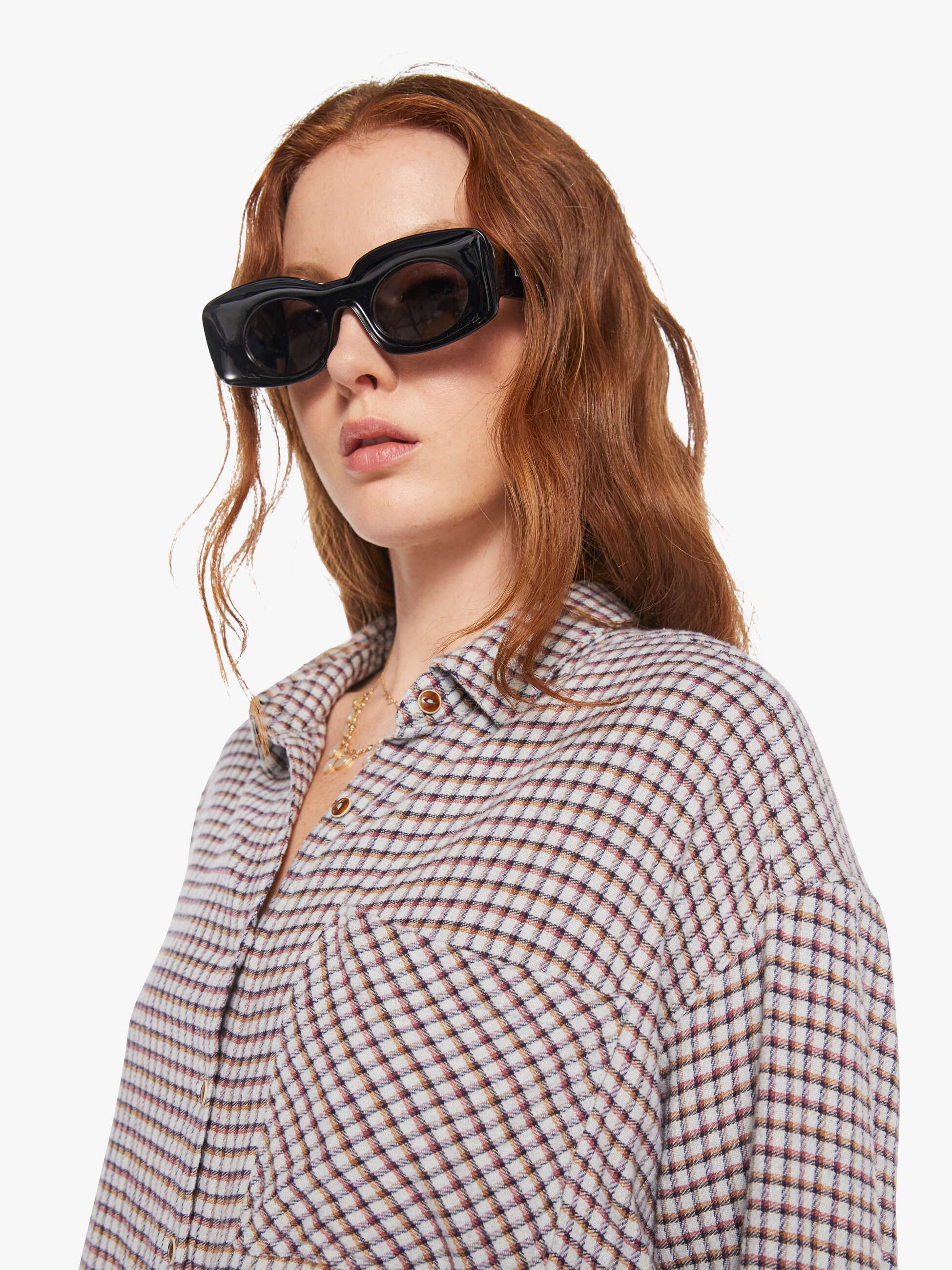 XiRENA Jordy Shirt - Baby Blue Check - Image 6